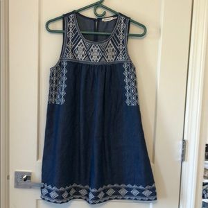 Blu Pepper Embroidered Dress